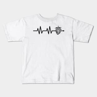 Beer Hop Heartbeat Kids T-Shirt